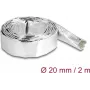 Kabeļu uzmava DeLOCK 19004 Stikla šķiedra Alumīnijs 2m x 20mm Sudraba