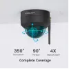 Foscam D4Z Bulb IP drošības kamera Iekštelpām un ārtelpām 2304 x 1536 pikseļi Griestiem