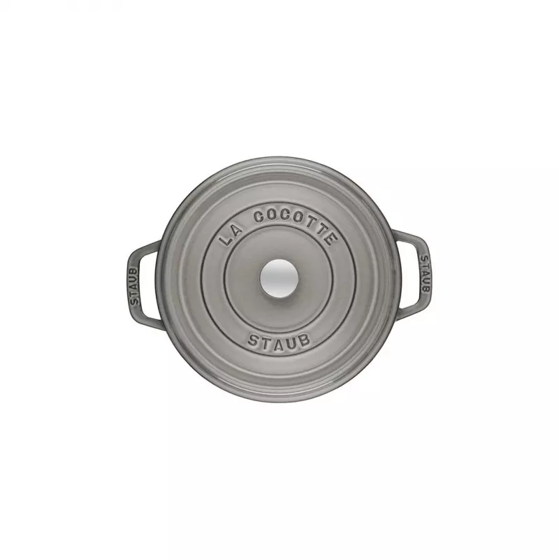 Staub 40509-312-0 kastrolis 5,25 L apaļš grafīts, pelēks