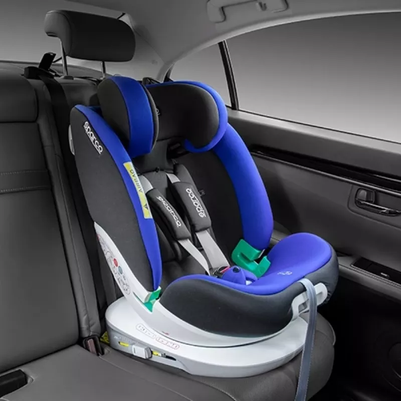 Bērnu autokrēsliņš Sparco SK3000 Blue SK3000I_BL, regulējams 40–150 cm