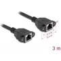 Tīkla kabelis DeLOCK 90786 melns 3m Cat6a S/FTP