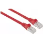 Intellinet tīkla savienotājkabelis, Cat5e, 5m, sarkans, CCA, SF/UTP, PVC, RJ45, apzeltīti kontakti, bez aizķeršanās, ar aizsarguzmavu, mūža garantija