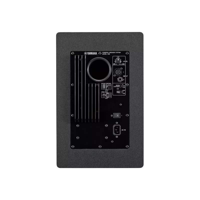 2-virzienu studijas monitora skaļrunis YAMAHA HS8, 120 W RMS, 8 collu zemfrekvences skaļrunis, 1 collas augstfrekvences skaļrunis, 38–30000 Hz, XLR ieeja, melns