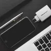 Lādētājs QOLTEC 100W GaN USB-C Dual PD 5–20V 1.5–5A, 2×USB-C
