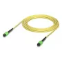 Ubiquiti InfiniBand optiskās šķiedras kabelis UACC-OFC-SA-MPMP-5M 5m OS2 dzeltens