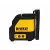 DeWALT DW088CG lāzera nivelieris — zaļš stars, horizontāls/vertikāls, 30 m diapazons, statīva vītne 1/8 collas, AA baterija (1 iekļauta), 3× atbalsts