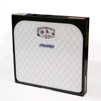 Mehāniskie svari Mesko MS 8160 Maksimālais svars 130 kg Precizitāte 1000 g Balts