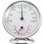 Higrometrs Renkforce 6510 Alu — alumīnija termohigrometrs temperatūras un mitruma mērīšanai