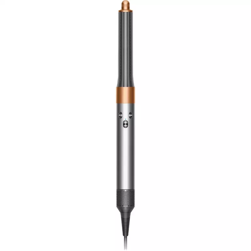 Multistyler Dyson Airwrap Origin Warm Copper Nickel — multistyler, 1300 W, 3 siltuma/ātruma iestatījumi, 360° pamatne, 2,675 m vads