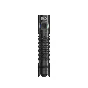 Rokas lukturis Nitecore MH12 Pro melns LED 3300 lm USB uzlādējams 5300 mAh, alumīnijs, 138,5 mm, 81,5 g, ūdensizturīgs 2 m