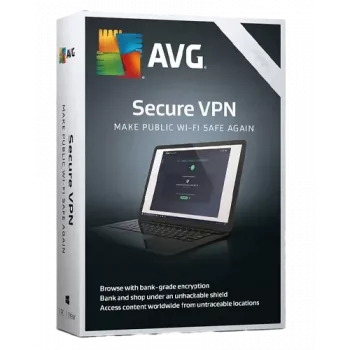 AVG Secure VPN | 10 ierīces | 1 gads