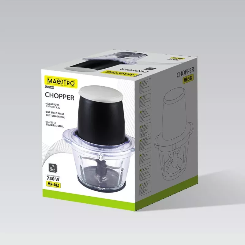 Maestro pārtikas smalcinātājs MR-582 750W elektriskais galda smalcinātājs