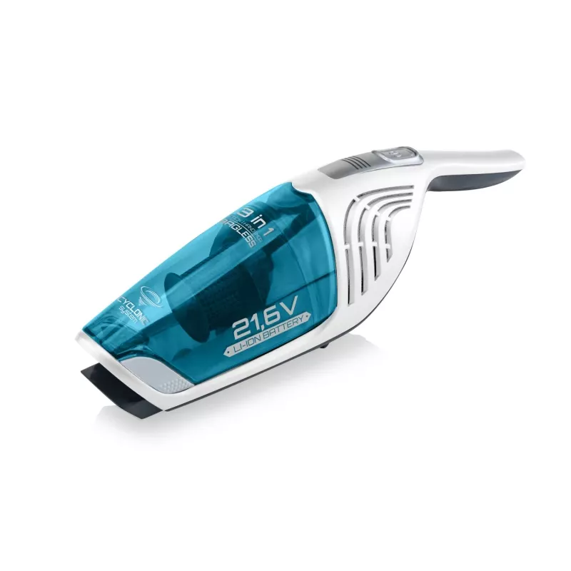 Bezvadu putekļsūcējs ETA Moneto II Aqua Plus 3-in-1 rokas putekļsūcējs, mazgāšanas funkcija, 21,6 V, līdz 50 min darbības laiks