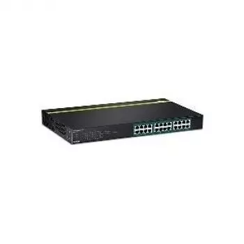 TRENDnet TPE TG240g - Switch - 24 x 10/100/1000 (PoE+) - Desktop, rack-mountable - PoE+ (TPE-TG240G)