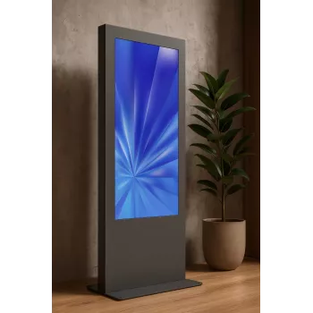 Brīvi stāvošs kiosks EDBAK IDS09.55 55 collas Melns – brīvi stāvošs displeja statīvs 55 collu ekrāniem