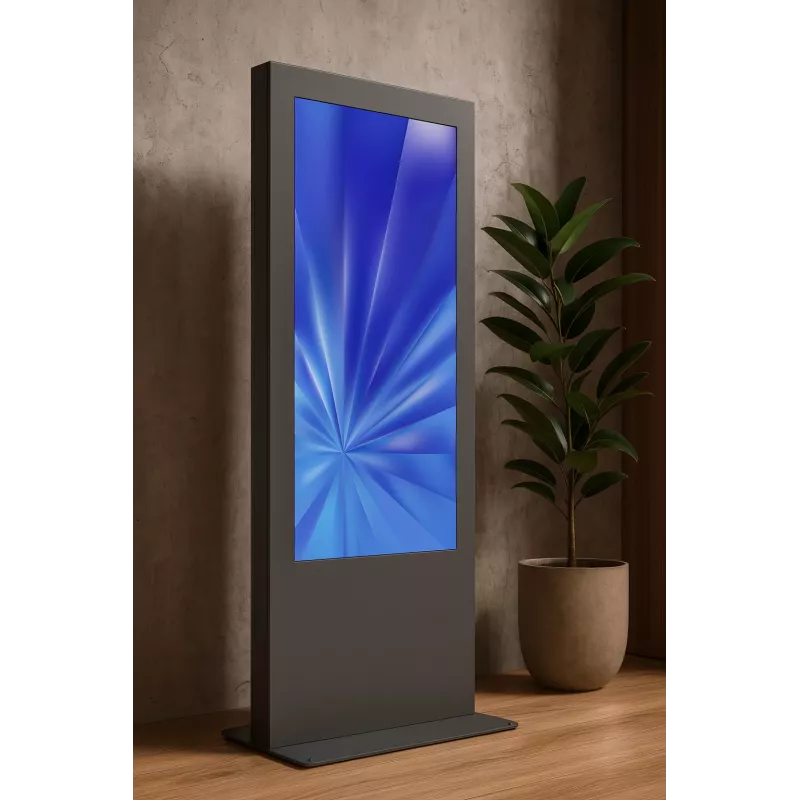 Brīvi stāvošs kiosks EDBAK IDS09.55 55 collas Melns – brīvi stāvošs displeja statīvs 55 collu ekrāniem
