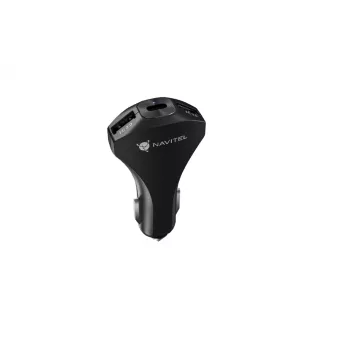 Navitel | Universāls auto lādētājs | USP45 SLIM | USB-C jauda: līdz 27 W, 5V - 3,6A; 9V - 3A; 12V - 2,5A; USB-A jauda: līdz 18 W, 5V - 3A; 9V - 2A; 12V - 1,5A | 5 V | Auto C