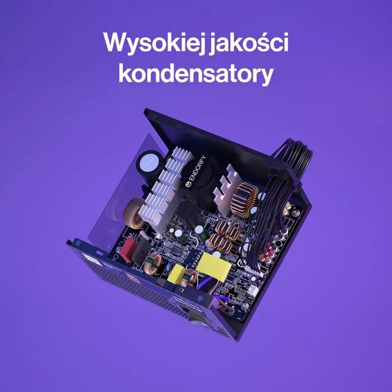 Barošanas bloks ENDORFY Vero L6 750 W, 24-pin ATX, 80 PLUS Bronze, 120 mm ventilators, melns