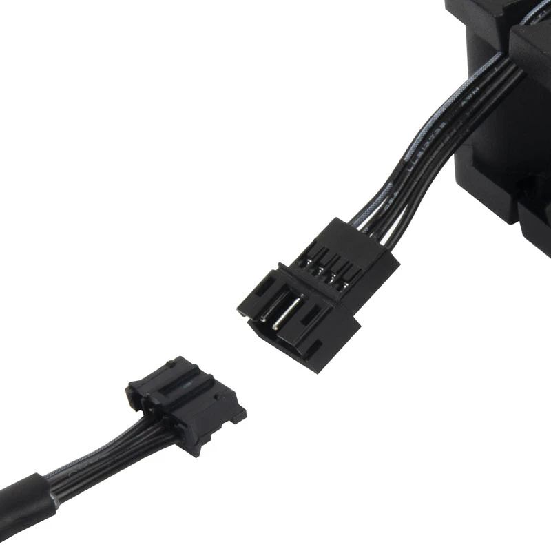 SilverStone FTF 60 mm PWM korpusa ventilators - melns