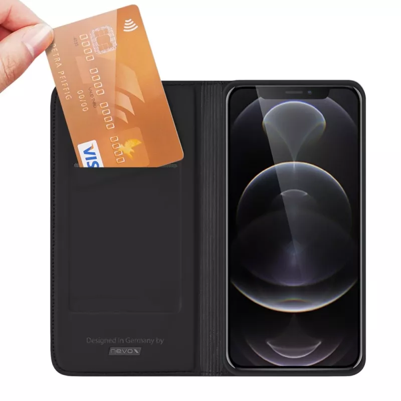 Vario sērija, telefona maciņš melns, iPhone 14 Pro Max