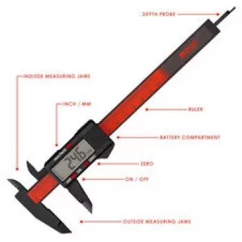 Thermal Grizzly TG Caliper – digitālais bīdmērs, 150 mm (TG-CAL-150)