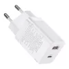 Baseus Super Si Pro Quick Charger USB + USB-C 30W (balts)