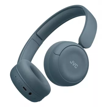 Austiņas JVC HA-S59W — vadu un bezvadu Bluetooth, supraaurālas, galvas lentes, 20–20000 Hz, 1,2 m kabelis, zilas