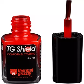 Dzesēšanas šķidrums Thermal Grizzly TG-ASH-050-RT, termopasta 5 ml, pieejama melnā/sarkanā/caurspīdīgā krāsā