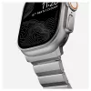 NOMAD Titāna siksna Apple Watch 46mm/49mm Sudraba