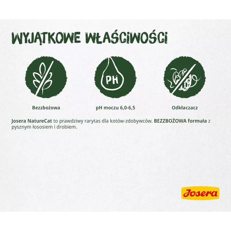 Sausā kaķu barība Josera NatureCat 10kg Zivs