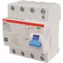 ABB Stotz S&J noplūdes strāvas aizsargslēdzis B tips 4P 63A, 300mA, 3kA, 4TE F204B-63/0,3-4TE (2CSF204568R3630)