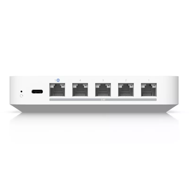 Ubiquiti UCG-MAX-EU Kontrolieris, vārteja, 512 GB NVMe SSD, 4x 2.5G LAN, 1x 2.5G WAN