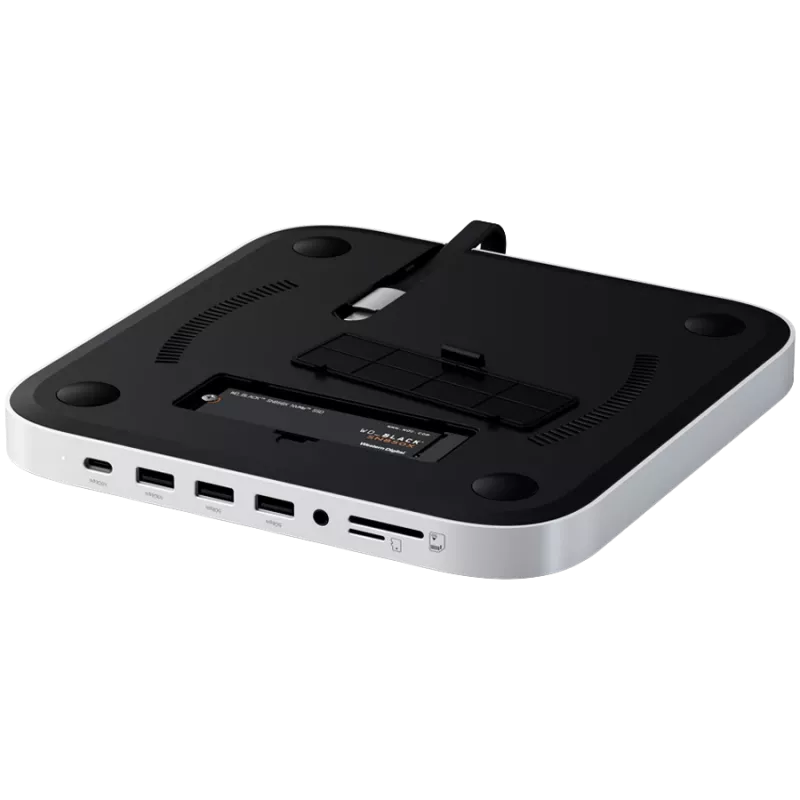 Klēpjdatoru dokstacija Satechi ST-GMMSHS vadu USB 3.2 Gen 2 Type-C balta