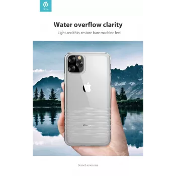 Viedtālruņa maciņš Devia Ocean2 sērija iPhone 11 Pro Max, caurspīdīgs, aizsargājošs caurspīdīgs vāciņš