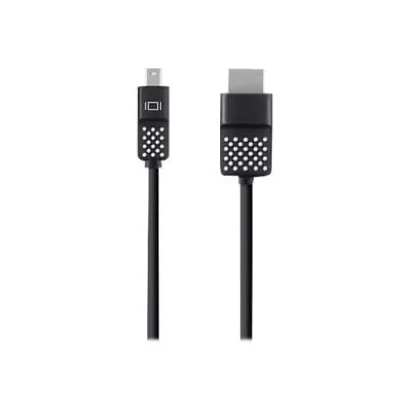 Mini DisplayPort uz HDTV kabelis, 1,8 m, Mini DisplayPort, HDMI, vīriešu, vīriešu, melns