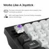 Mehāniskā tastatūra Keychron Q6H-M1 Wireless RGB Carbon Melns