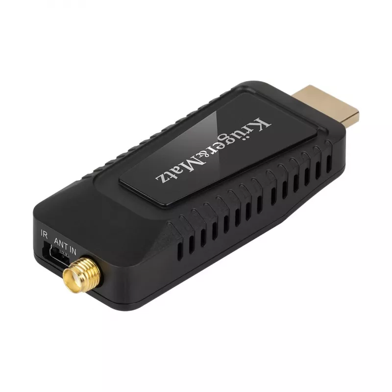 Mini DVB-T2 H.265 HEVC uztvērējs KRUGER & MATZ KM9998, 470–862 MHz, 1 uztvērējs, HDMI, USB, 720p
