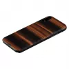 Viedtālruņa maciņš man and wood iPhone XR — melnkoka melns, aizsargājošs ciets apvalks