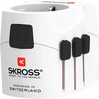 SKROSS Pasaules ceļojumu adapteris PRO Light USB - strāvas avots