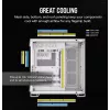 Corsair CC-9011285-WW datora korpuss Midi Tower pelēks, balts