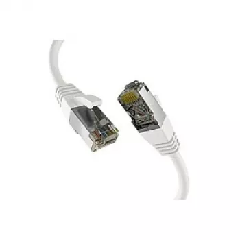 EFB-Elektronik CAT8.1 balts 10m RJ45 komutācijas kabelis S/FTP PIMF LSZH 2000MHz 40GB tīkla kabelis Ražotājs: EFB Elektronik (EC020200318)