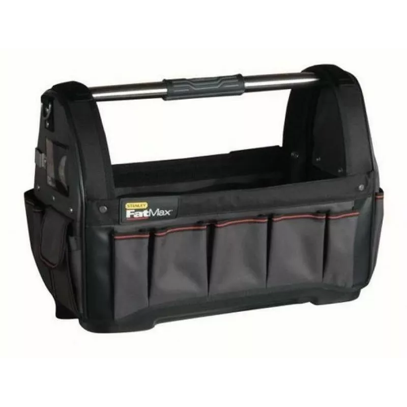 Instrumentu kaste STANLEY 1-93-951, plastmasa, eņģēts vāks, rokturi, 480×250×330 mm, melna