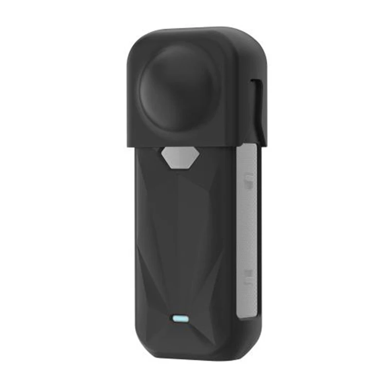 PULUZ silikona aizsargmaciņš ar objektīva vāciņu Insta360 X5 (melns)
