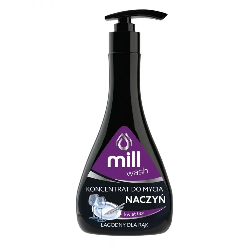 Trauku mazgāšanas balzams Mill Kwiat Bzu 555 ml — Mill šķidrais trauku mazgāšanas līdzeklis, 555 ml
