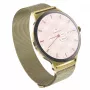 Smartwatch Garett Verona 2 Gold Mesh ar Bluetooth un sirdsdarbības monitoru