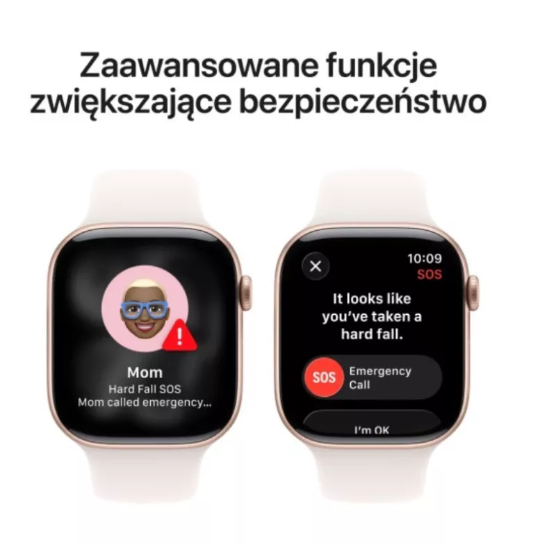 Apple Watch Series 11 GPS 46mm rozā zelta alumīnija korpuss ar Light Blush sporta siksniņu S/M