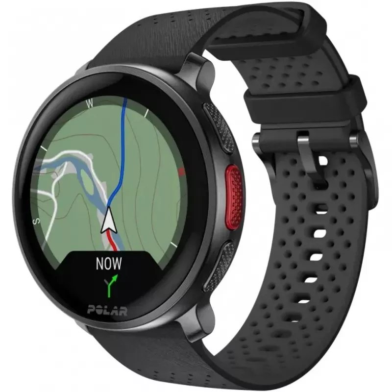 Polar Vantage V3 - Alumīnijs - Sporta pulkstenis ar siksnu - Silikons - Displejs 3,5 cm (1,39 inch) - 32 GB - Bluetooth - 57 g - Nakts melns (900108890)