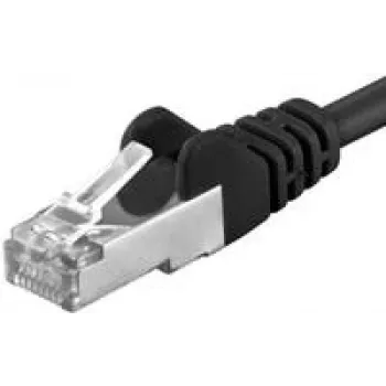 Tīkla kabelis PremiumCord komutācijas kabelis S-FTP Cat6a RJ-45 7m Melns