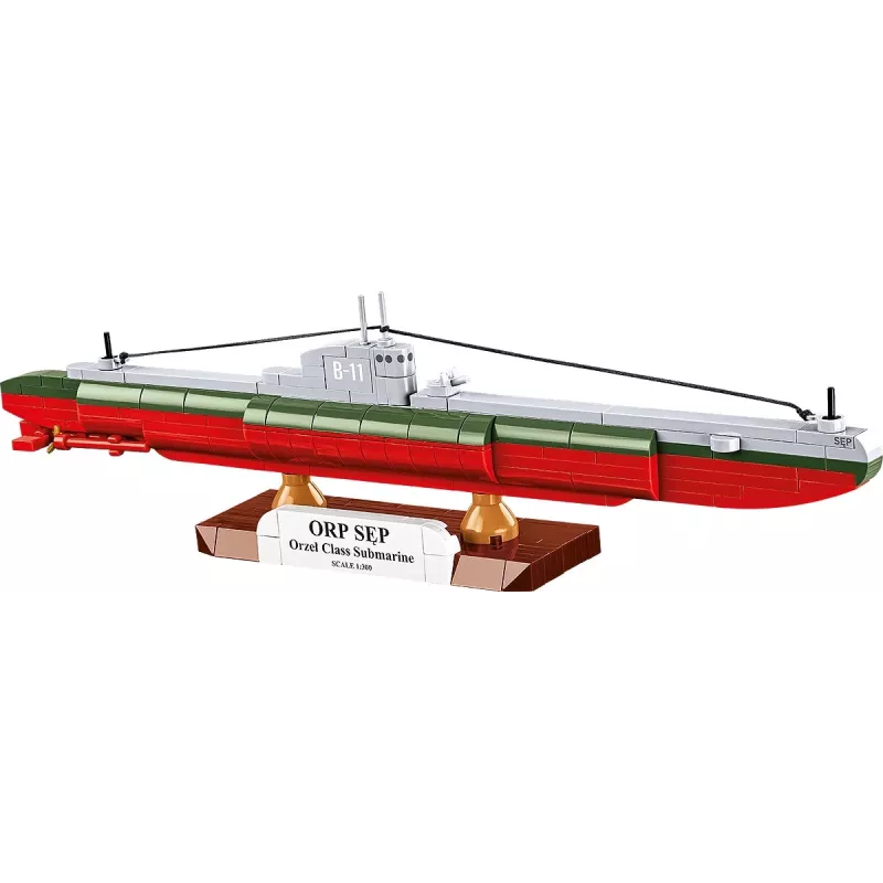 Plastmasas modelis Cobi Polish Submarine ORP Sep mērogā 1:300 (COBI-4856)