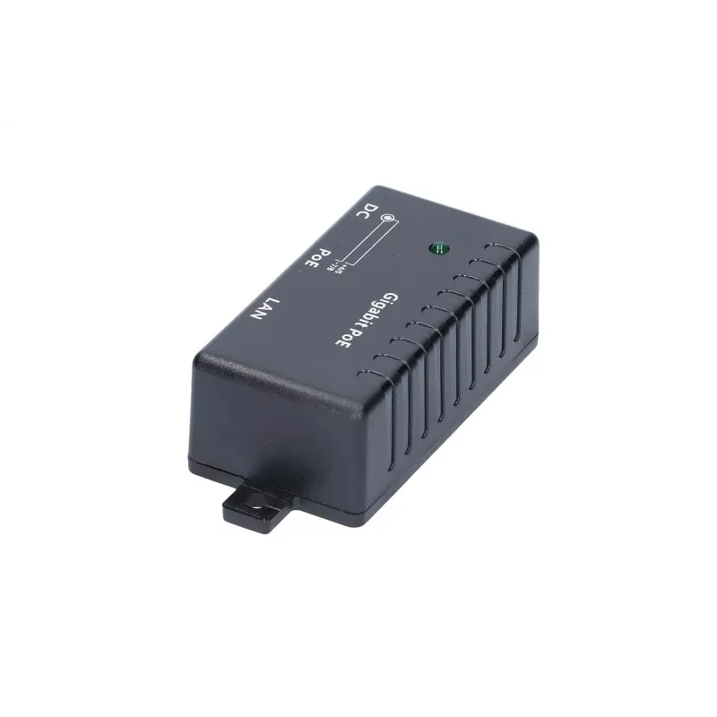 Gigabits PoE inžektors Extralink 1 ports, 1x 1000Mb/s RJ45, Cube